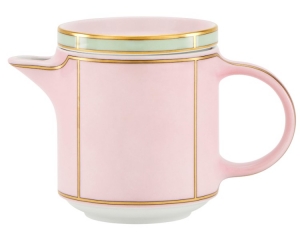 Ginori Diva Rosa Coffeepot w/ Cover - 17 oz.